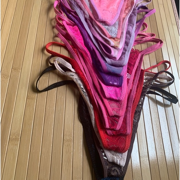 NEW Women’s 15 Pair Lace G-String Thong Set S/M - Picture 2 of 9